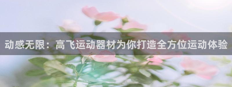 风速体育官网下载招商电话号码：动感无限：高飞运动器材为你打造